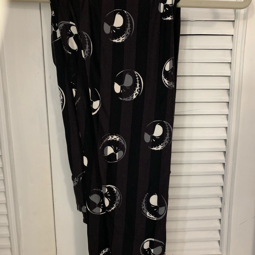 EEEUC LuLaRoe Jack Skellington Leggings TC